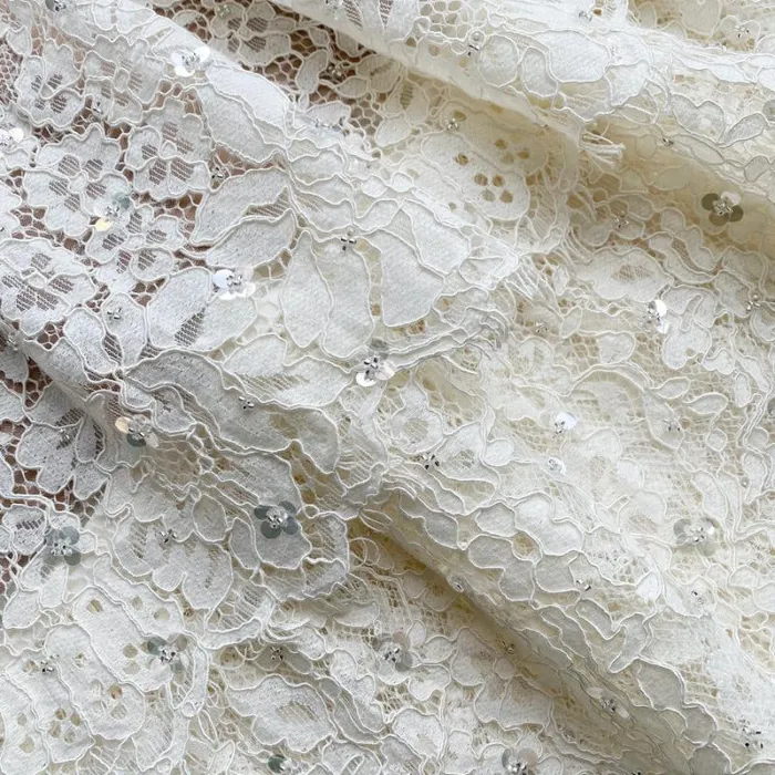 Dresses Woman SelfPortrait Cream Embellished Tiered Dress Dresses Woman SelfPortrait Cream Embellished Tiered Dress