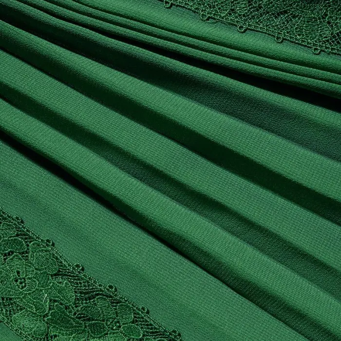 Dresses Woman SelfPortrait Green Pleated Rhinestone Detail Maxi Dress Dresses Woman SelfPortrait Green Pleated Rhinestone Detail Maxi Dress
