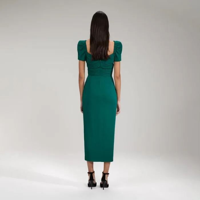 Dresses Woman SelfPortrait Iris Stretch Crepe Mini Dress Dresses Woman SelfPortrait Iris Stretch Crepe Mini Dress