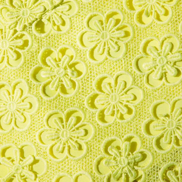Dresses Woman SelfPortrait Lime Daisy Guipure Mini Dress Dresses Woman SelfPortrait Lime Daisy Guipure Mini Dress