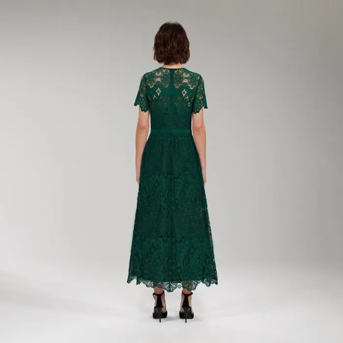 Dresses Woman SelfPortrait Midi Pleated Dress Dresses Woman SelfPortrait Midi Pleated Dress