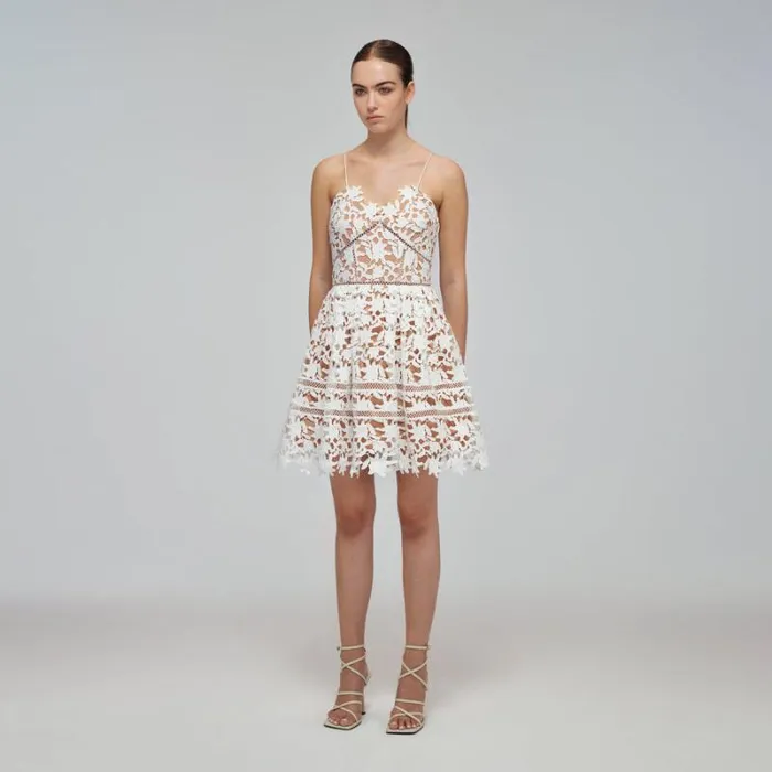 Dresses Woman SelfPortrait Mini Azaelea Dress Dresses Woman SelfPortrait Mini Azaelea Dress