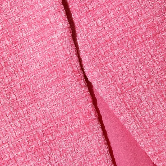 Dresses Woman SelfPortrait Pink Boucle Bow Mini Dress Dresses Woman SelfPortrait Pink Boucle Bow Mini Dress