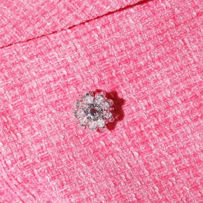 Dresses Woman SelfPortrait Pink Boucle Mini Dress Dresses Woman SelfPortrait Pink Boucle Mini Dress