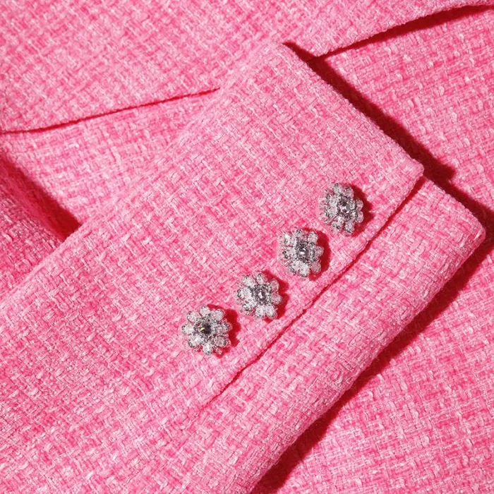 Dresses Woman SelfPortrait Pink Boucle Mini Dress Dresses Woman SelfPortrait Pink Boucle Mini Dress