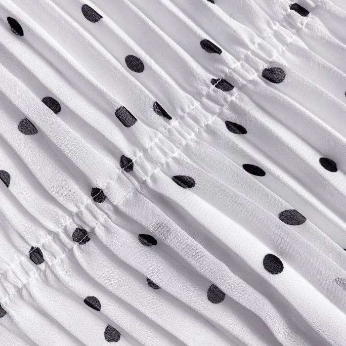 Dresses Woman SelfPortrait Polka Dot Chiffon Midi Dress Dresses Woman SelfPortrait Polka Dot Chiffon Midi Dress