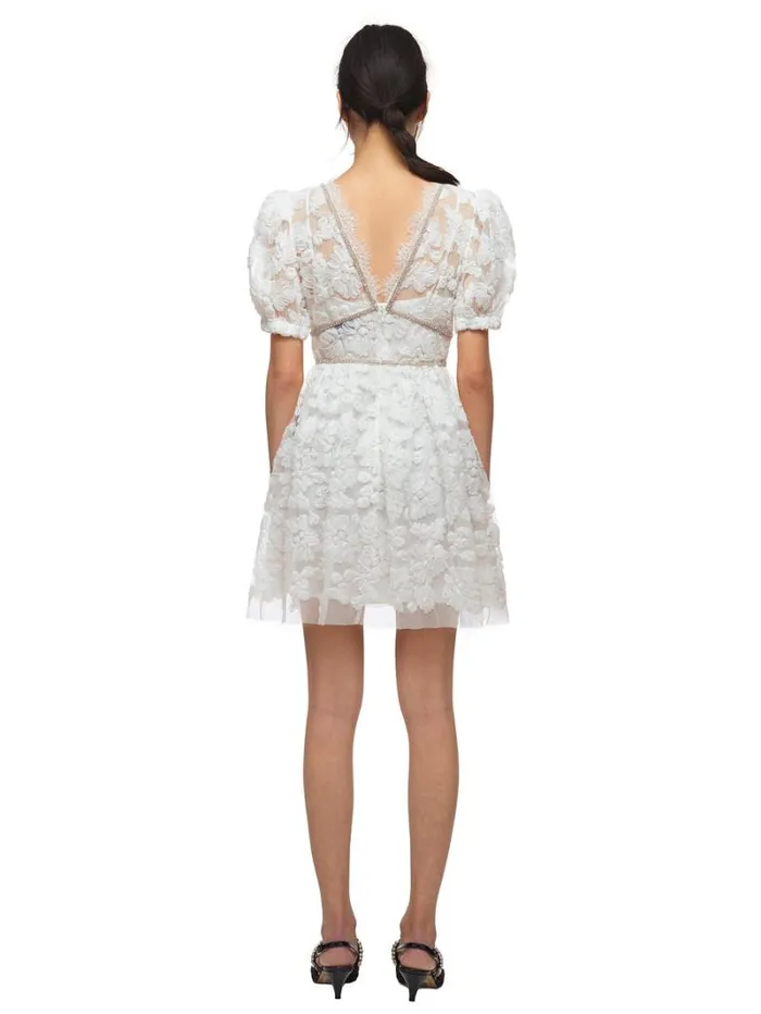 Dresses Woman SelfPortrait Ribbon Lace Midi Dress Dresses Woman SelfPortrait Ribbon Lace Midi Dress