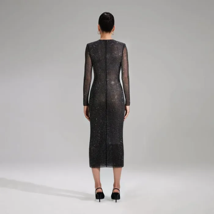 Dresses Woman SelfPortrait Tan Rhinestone Off Shoulder Fishnet Maxi Dress Dresses Woman SelfPortrait Tan Rhinestone Off Shoulder Fishnet Maxi Dress