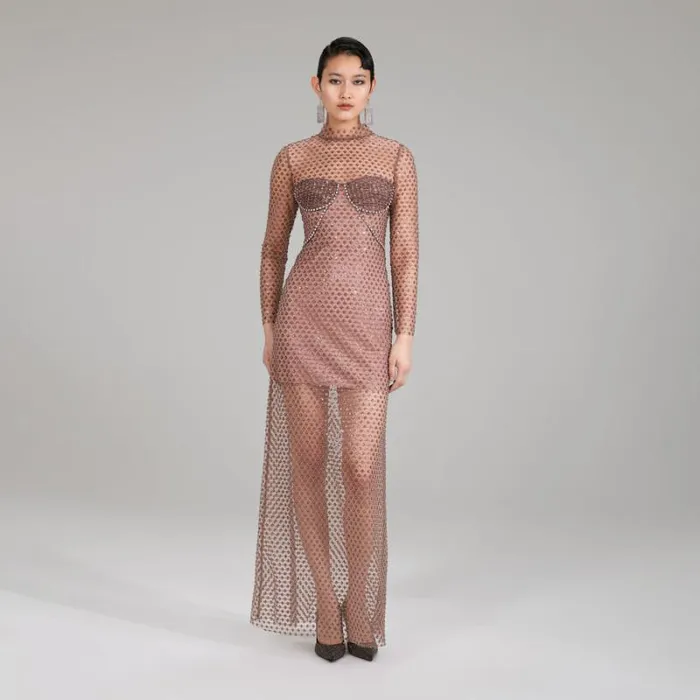 Dresses Woman SelfPortrait The GG Dress Dresses Woman SelfPortrait The GG Dress