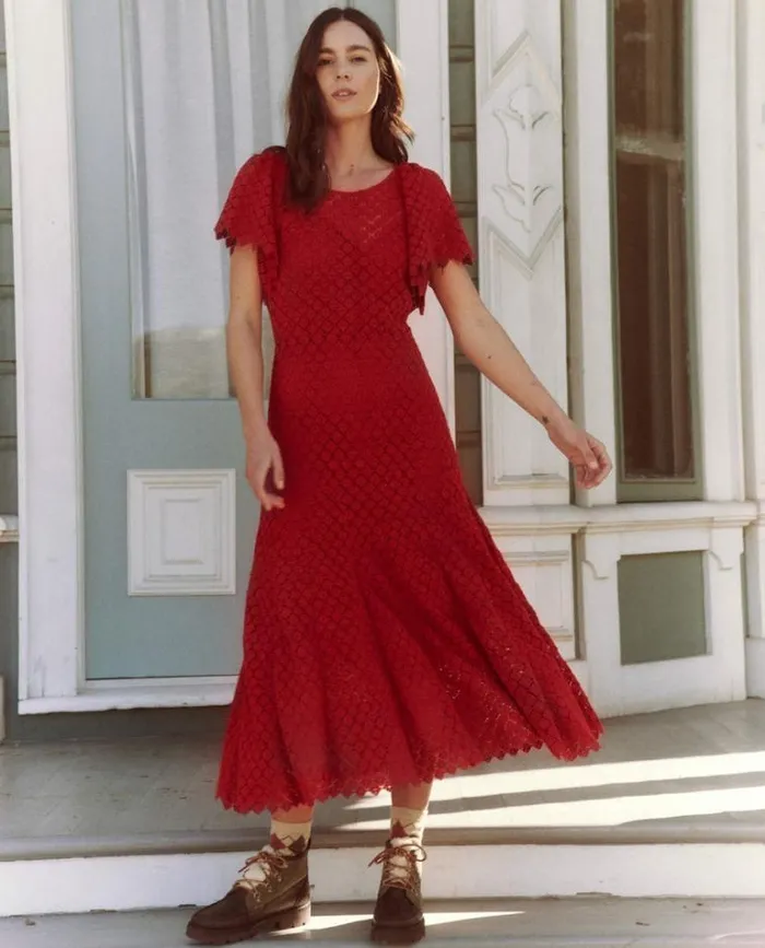 Dresses Women039s The Great The Harmony Dress Garnet