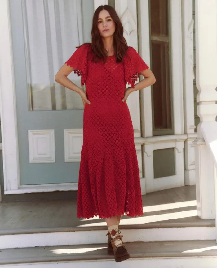 Dresses Women039s The Great The Harmony Dress Garnet
