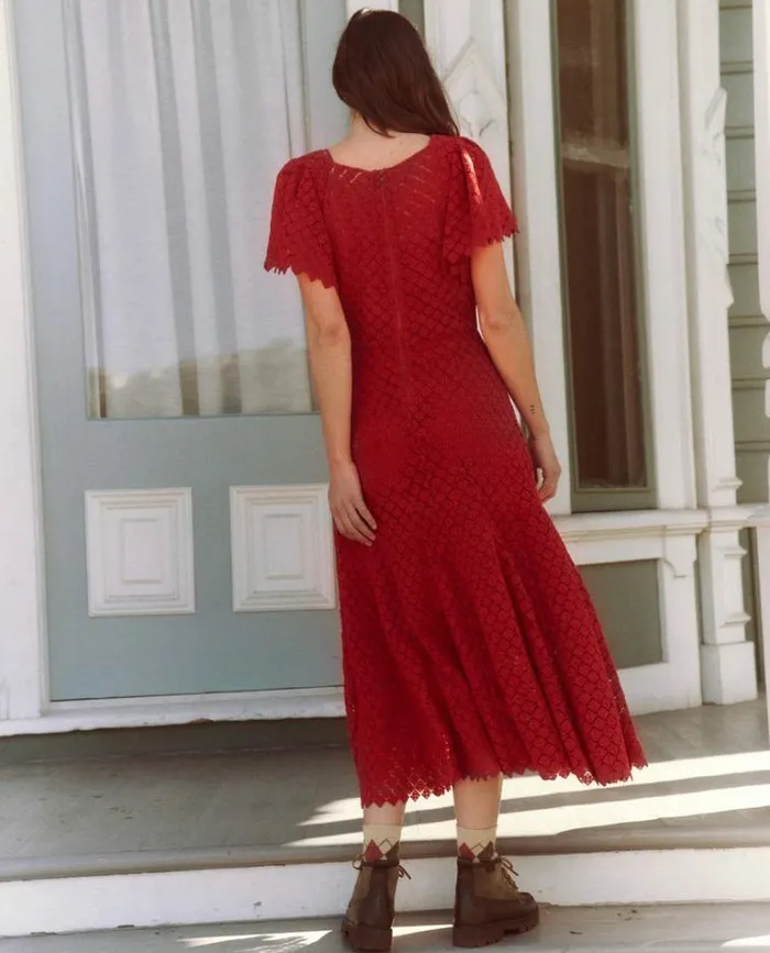 Dresses Women039s The Great The Harmony Dress Garnet