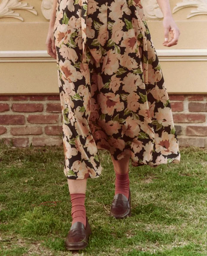 Dresses Women039s The Great The Parish Dress Victorian Rose Print