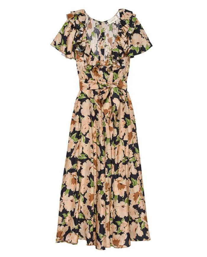 Dresses Women039s The Great The Parish Dress Victorian Rose Print