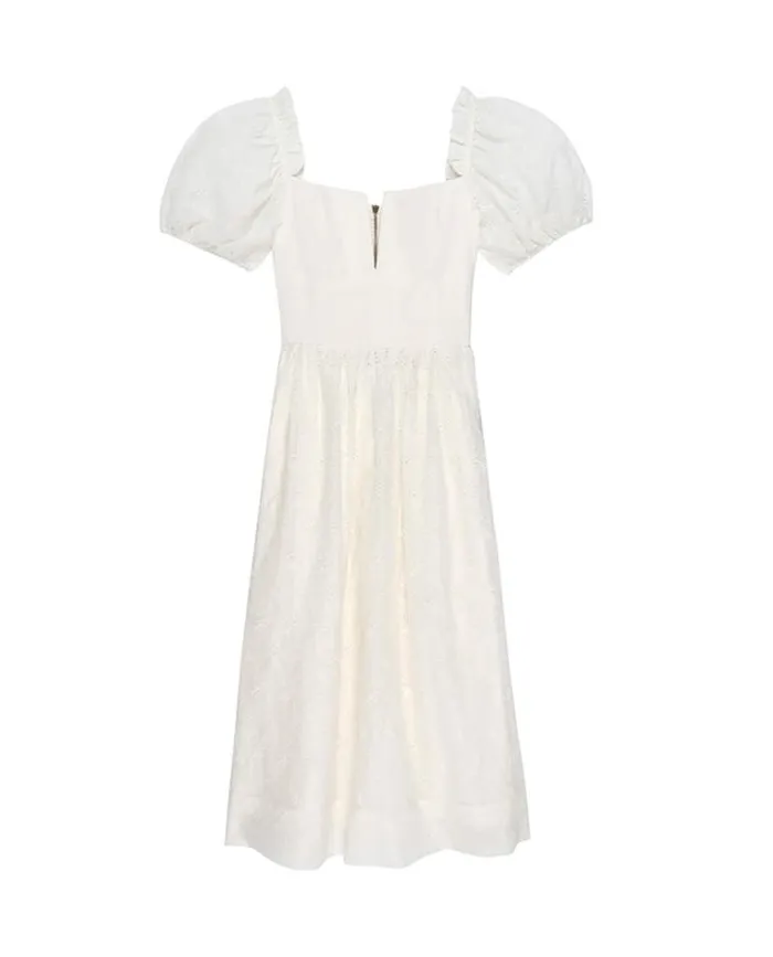 Dresses Women039s The Great The Primrose Dress Cream