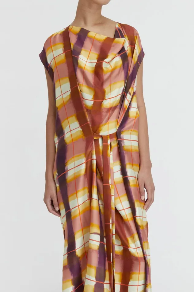 Dresses Women Lee Mathews Coralie Drape Dress Dresses Women Lee Mathews Coralie Drape Dress