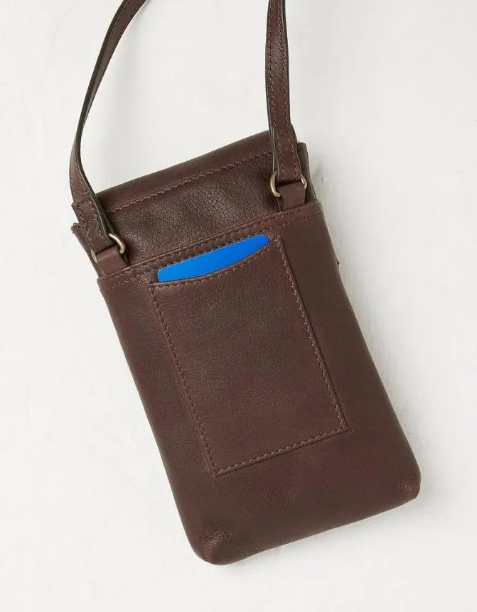 Fatface Bags and Purses Bronte Bee Phone Bag Chocolate Brown 8211 Women