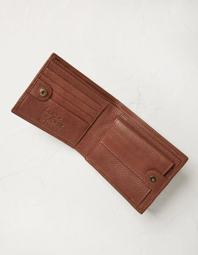 Fatface Bags and Wallets Land Rover Leather Wallet Choc Brown 8211 Men