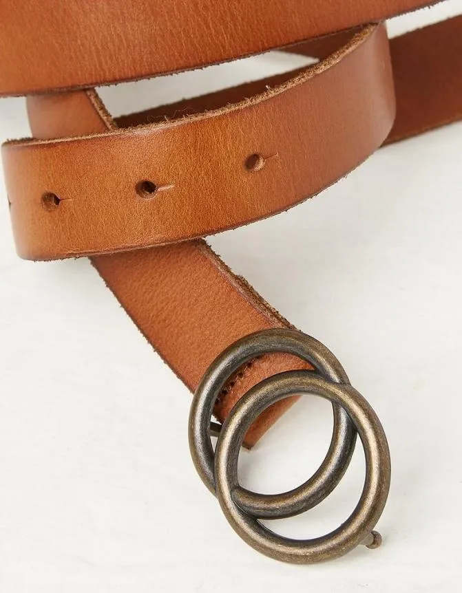 Fatface Belts Leather Circle Belt Tan 8211 Women