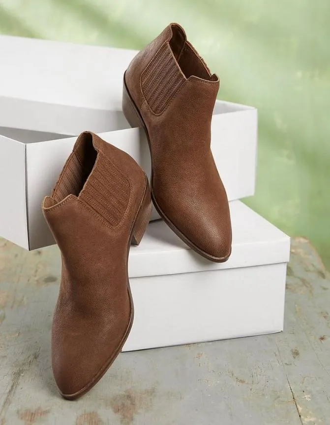 Fatface Boots Ava Western Ankle Boot Tan 8211 Women