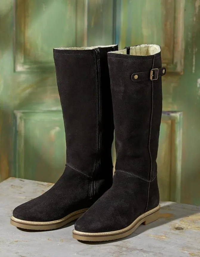 Fatface Boots Calista Knee High Boots Black 8211 Women