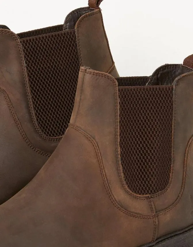 Fatface Boots Ethan Chelsea Ankle Boot Chocolate Brown 8211 Men