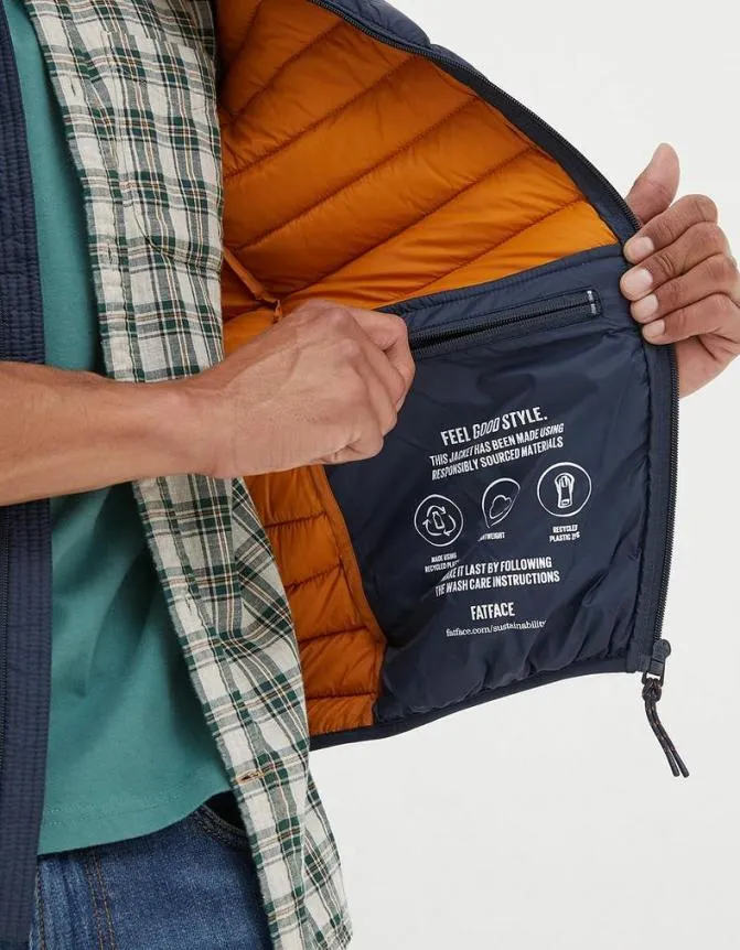 Fatface Coats and Jackets Dartmouth Gilet Navy 8211 Men
