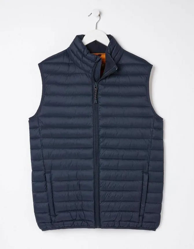 Fatface Coats and Jackets Dartmouth Gilet Navy 8211 Men