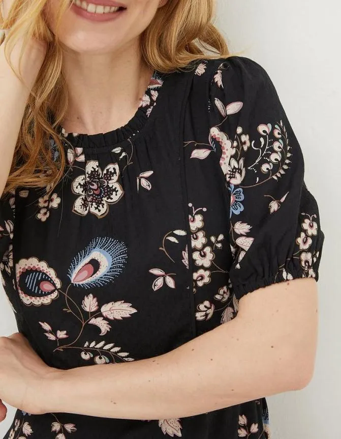 Fatface Dresses Shaney Fall Floral Dress Black 8211 Women