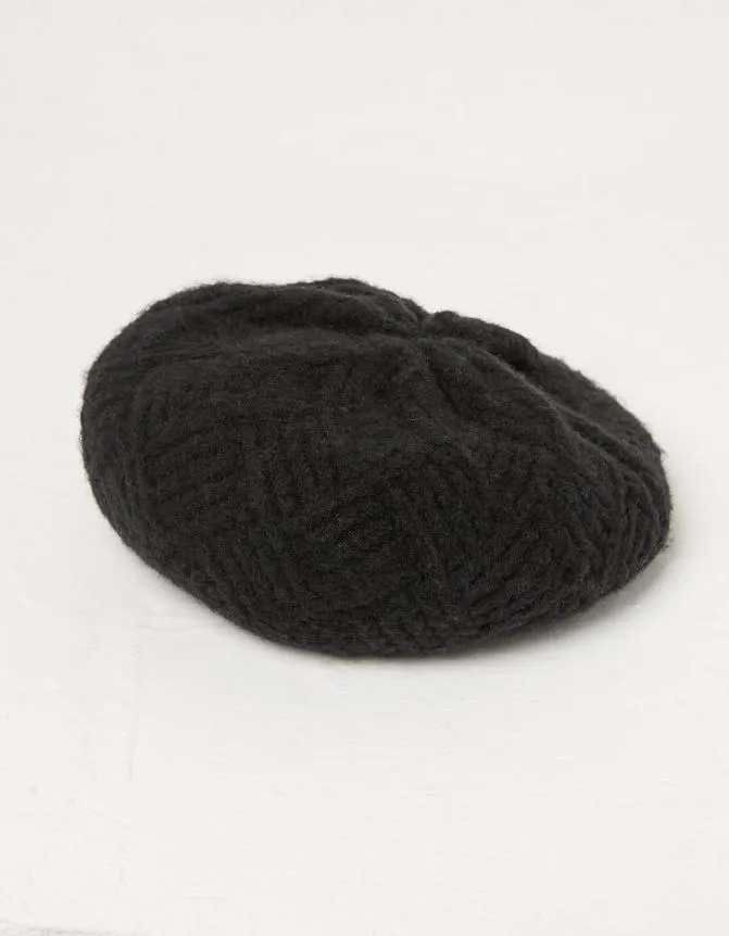 Fatface Hats Black Beret Black 8211 Women