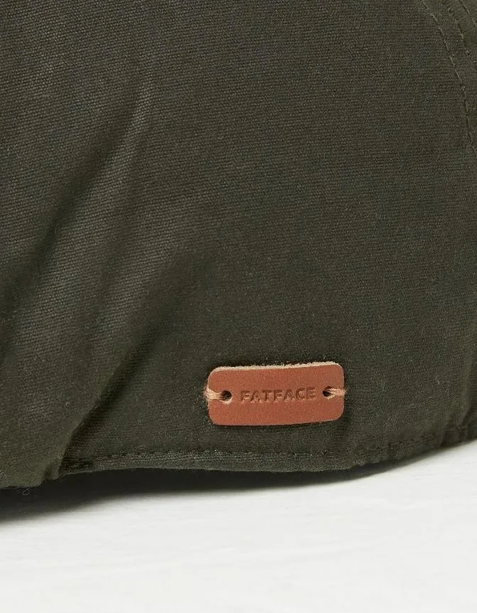 Fatface Hats Wax Duck Bill Cap Khaki Green 8211 Men