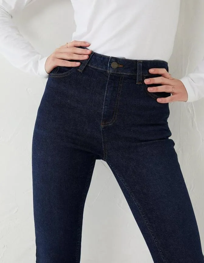 Fatface Jeans and Dungarees Sway Slim Leg Comfort Stretch Jeans Dark Blue 8211 Women