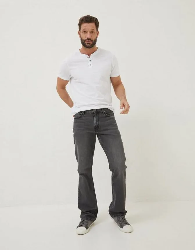 Fatface Jeans Bootcut Grey Wash Jeans Grey 8211 Men
