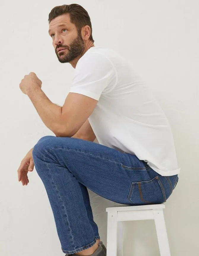 Fatface Jeans Slim Mid Wash Jeans Denim 8211 Men