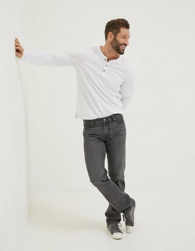 Fatface Jeans Straight Grey Wash Jeans Grey 8211 Men