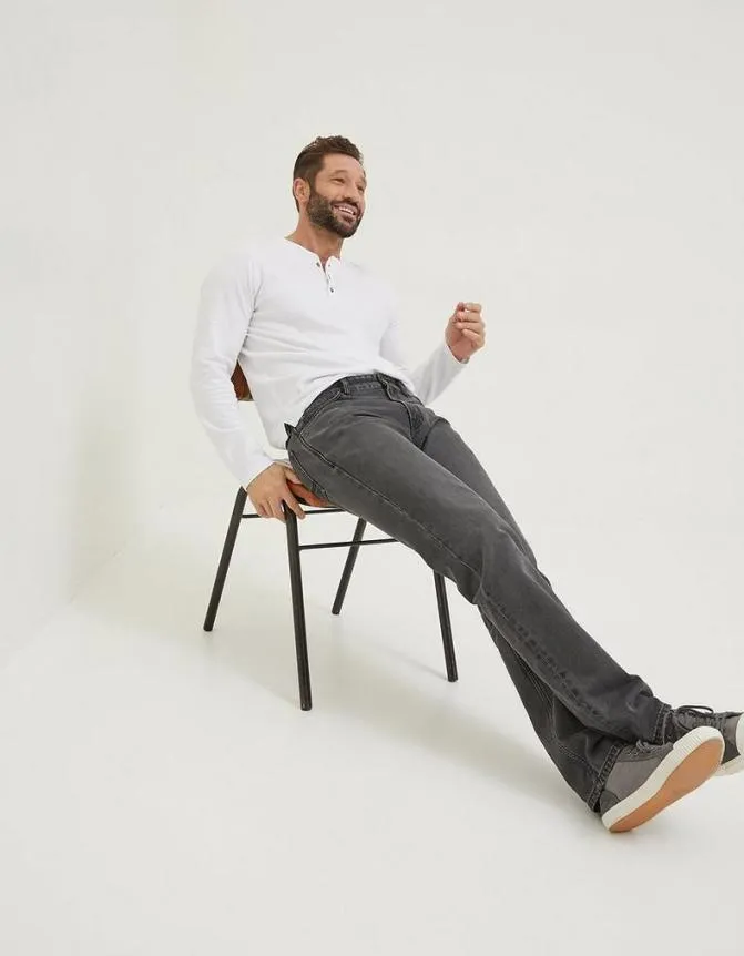 Fatface Jeans Straight Grey Wash Jeans Grey 8211 Men