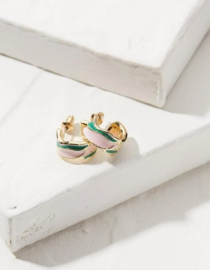 Fatface Jewellery Colour Wave Hoop Earrings Multi 8211 Women