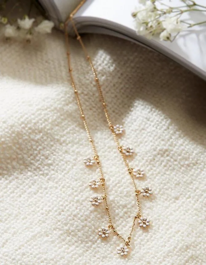 Fatface Jewellery Daisy Chain Necklace Gold 8211 Women