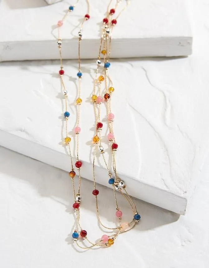 Fatface Jewellery Long Layer Necklace Multi 8211 Women