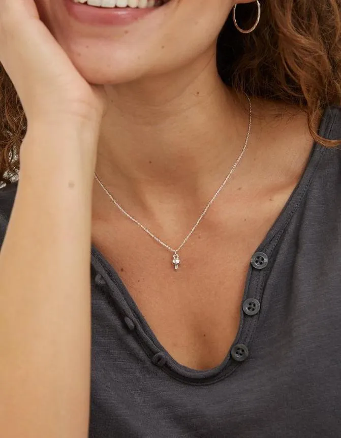 Fatface Jewellery Toad Stool Necklace Silver 8211 Women