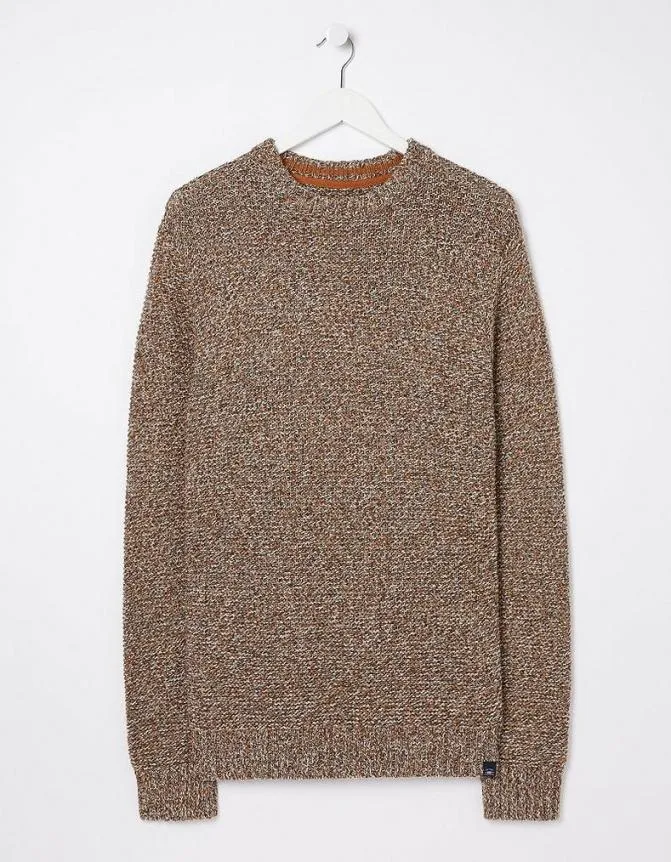 Fatface Knitwear Hove Crew Jumper Natural 8211 Men