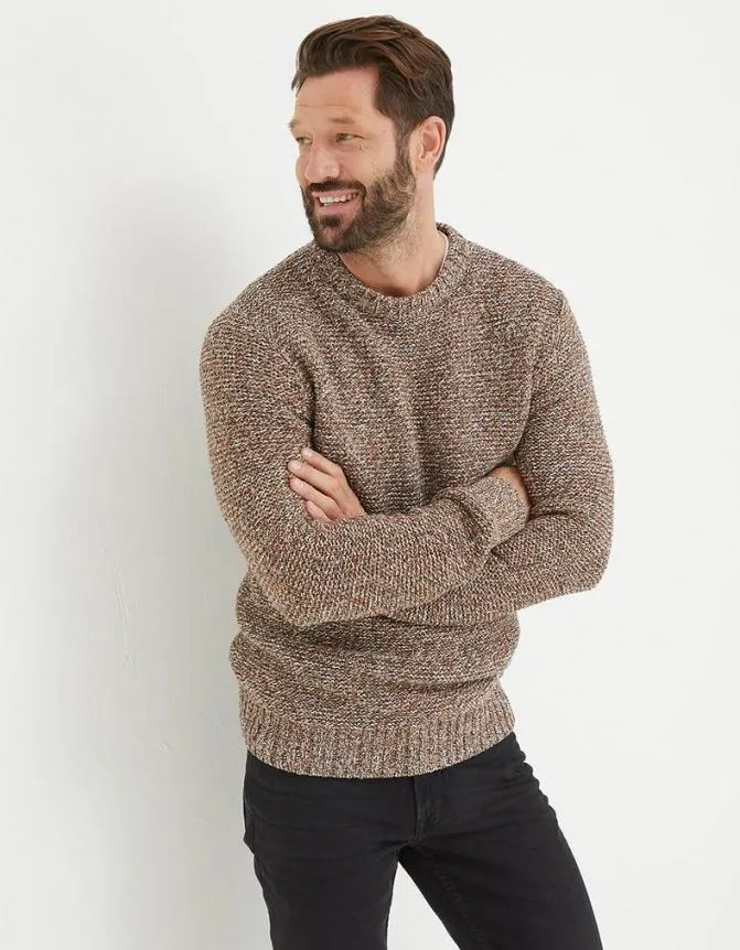 Fatface Knitwear Hove Crew Jumper Natural 8211 Men