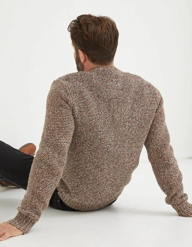 Fatface Knitwear Hove Crew Jumper Natural 8211 Men
