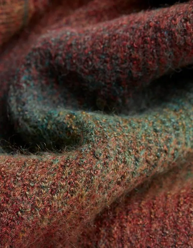 Fatface Knitwear Ombre Crew Jumper Multi 8211 Men