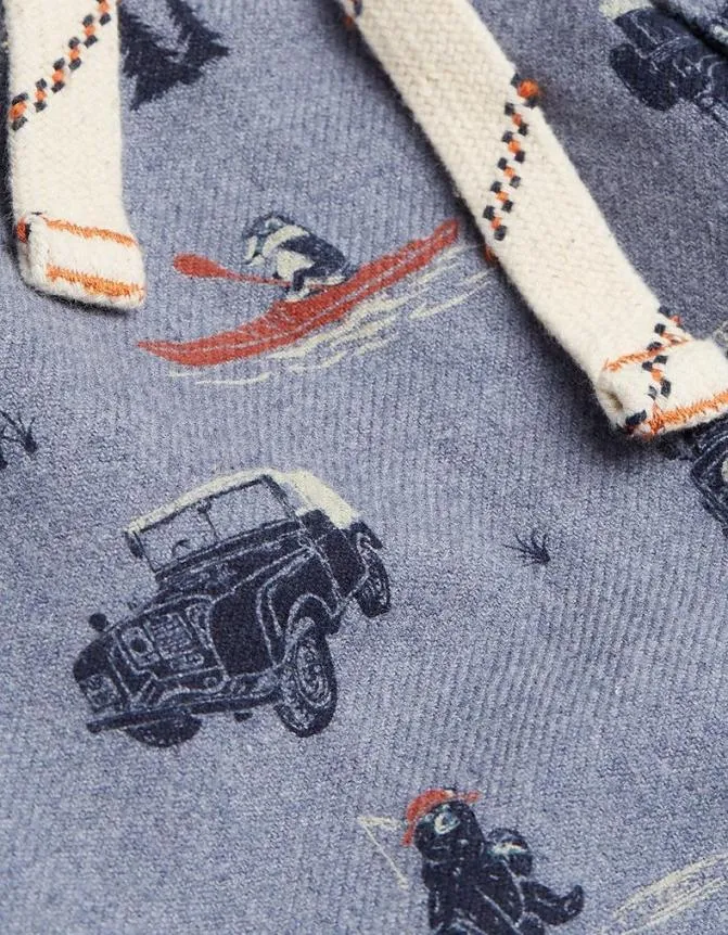 Fatface Nightwear and Loungewear Land Rover Pyjama Bottoms Chambray Blue 8211 Men