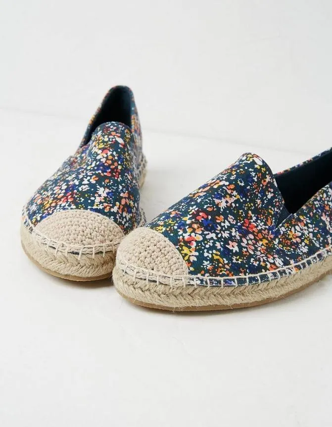 Fatface Sandals Maggie Printed Espadrilles Navy 8211 Women