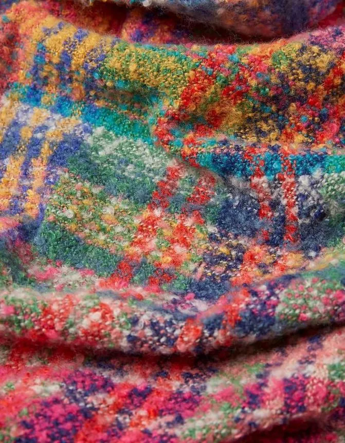 Fatface Scarves Pippa Check Scarf Multi 8211 Women