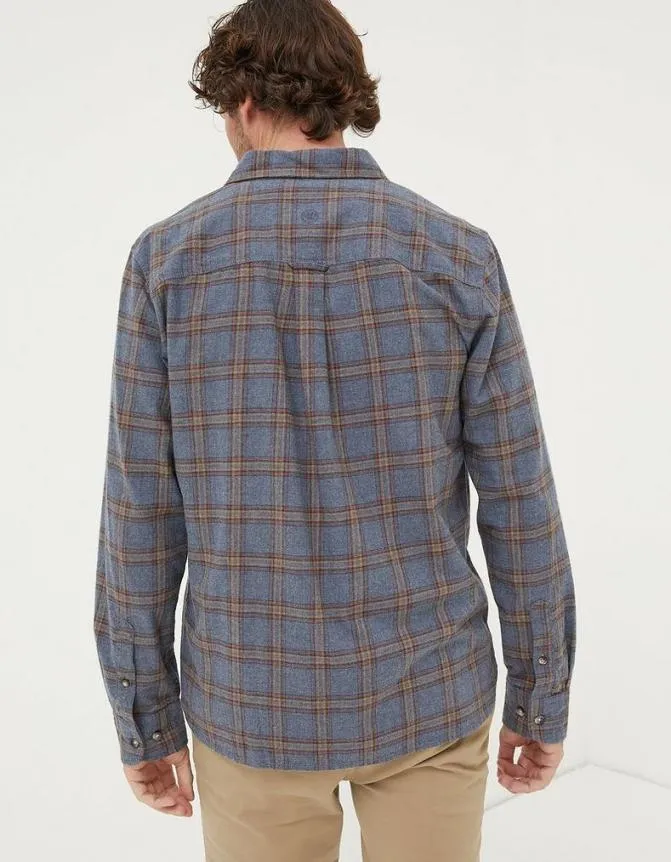 Fatface Shirts Earley Check Shirt Grey 8211 Men