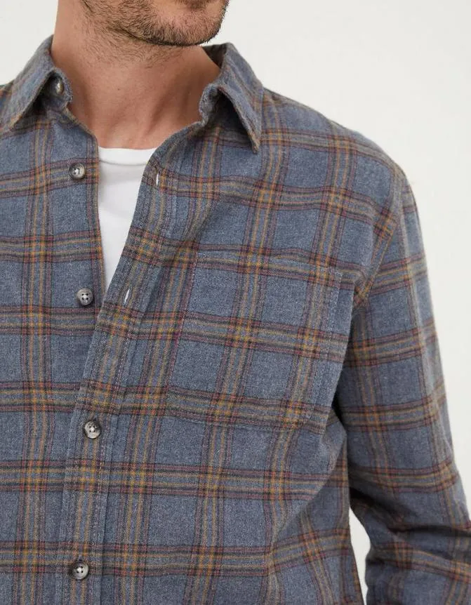 Fatface Shirts Earley Check Shirt Grey 8211 Men