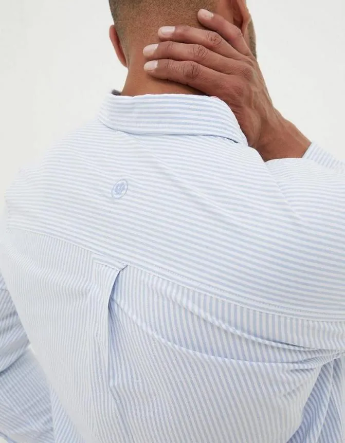 Fatface Shirts Lidder Stripe Shirt Light Blue 8211 Men